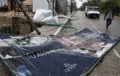 На США обрушился ураган Зета