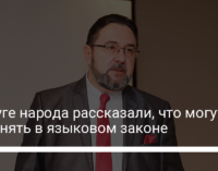 В Слуге народа рассказали, что могут поменять в языковом законе