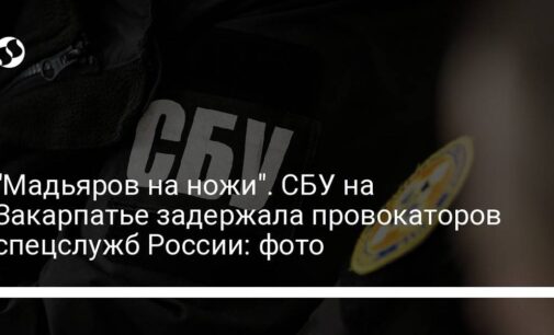 "Мадьяров на ножи". СБУ на Закарпатье задержала провокаторов спецслужб России: фото