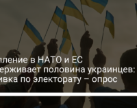 Вступление в НАТО и ЕС поддерживает половина украинцев: разбивка по электорату – опрос