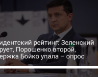 Президентский рейтинг: Зеленский лидирует, Порошенко второй, поддержка Бойко упала – опрос