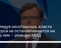 Преследуя несогласных, власти Беларуси не останавливаются ни перед чем – реакция МИД