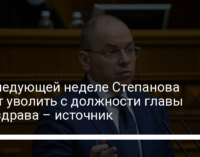 На следующей неделе Степанова могут уволить с должности главы Минздрава – источник