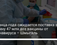 До конца года ожидается поставка в Украину 47 млн доз вакцины от коронавируса – Шмыгаль