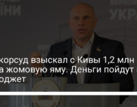 Антикорсуд взыскал с Кивы 1,2 млн грн за жомовую яму. Деньги пойдут в госбюджет