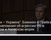 "Крым – Украина". Блинкен в Совбезе ООН напомнил об агрессии РФ в Черном и Азовском морях