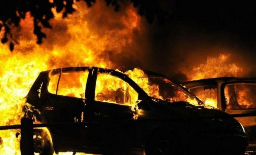 Запорожские пожарные за сутки тушили три загоревшихся автомобиля
