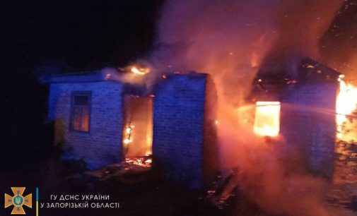 В Запорожской области пенсионер погиб во время пожара в доме