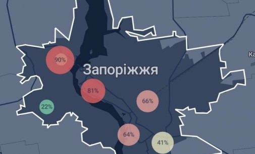 В Запорожской области в больницах занято более 51% мест, выделенных под лечение COVID-19