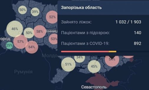 В Запорожской области за сутки от осложнений COVID-19 умерло 15 человек