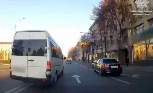 В Запорожье маршрутчика-нарушителя оштрафовали благодаря видео с регистратора