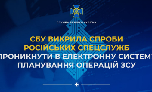 СБУ викрила спроби російських спецслужб проникнути в електронну систему планування операцій ЗСУ