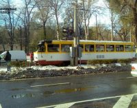 В Одесі загорівся трамвай, — ФОТО