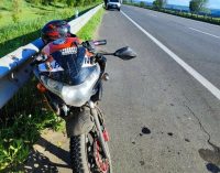 В Одеській області мотоцикліст не впорався з керуванням й допустив перекидання транспортного засобу